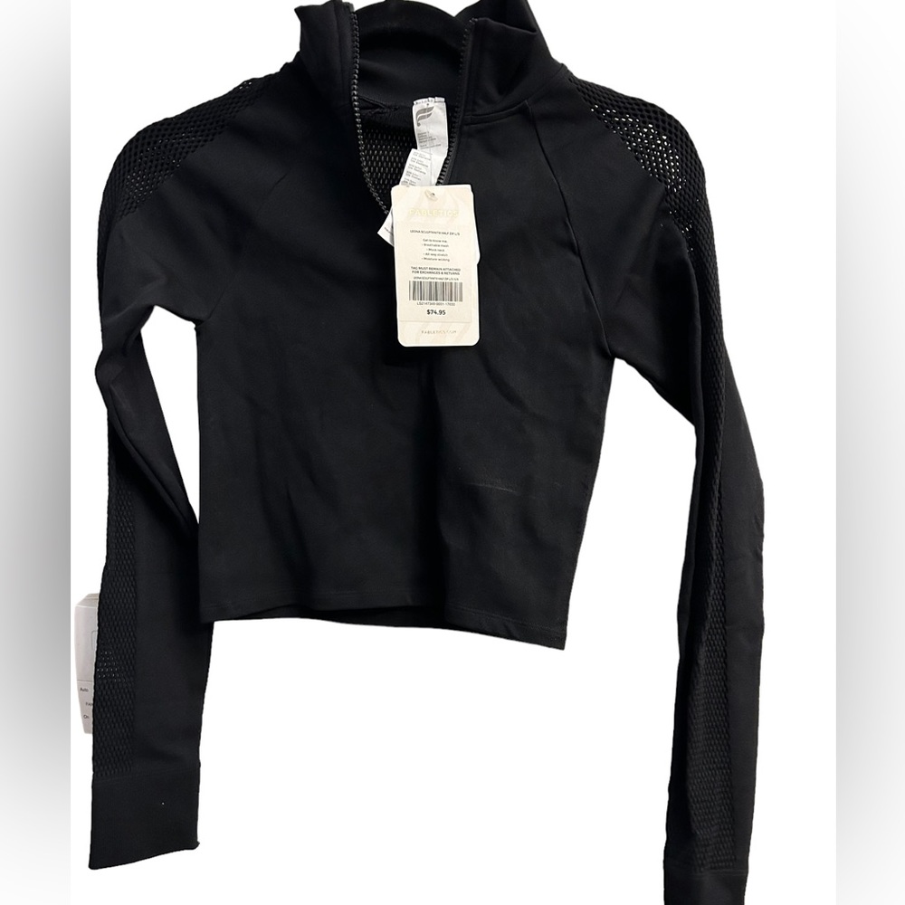 Fabletics Leona sculptknit half zip